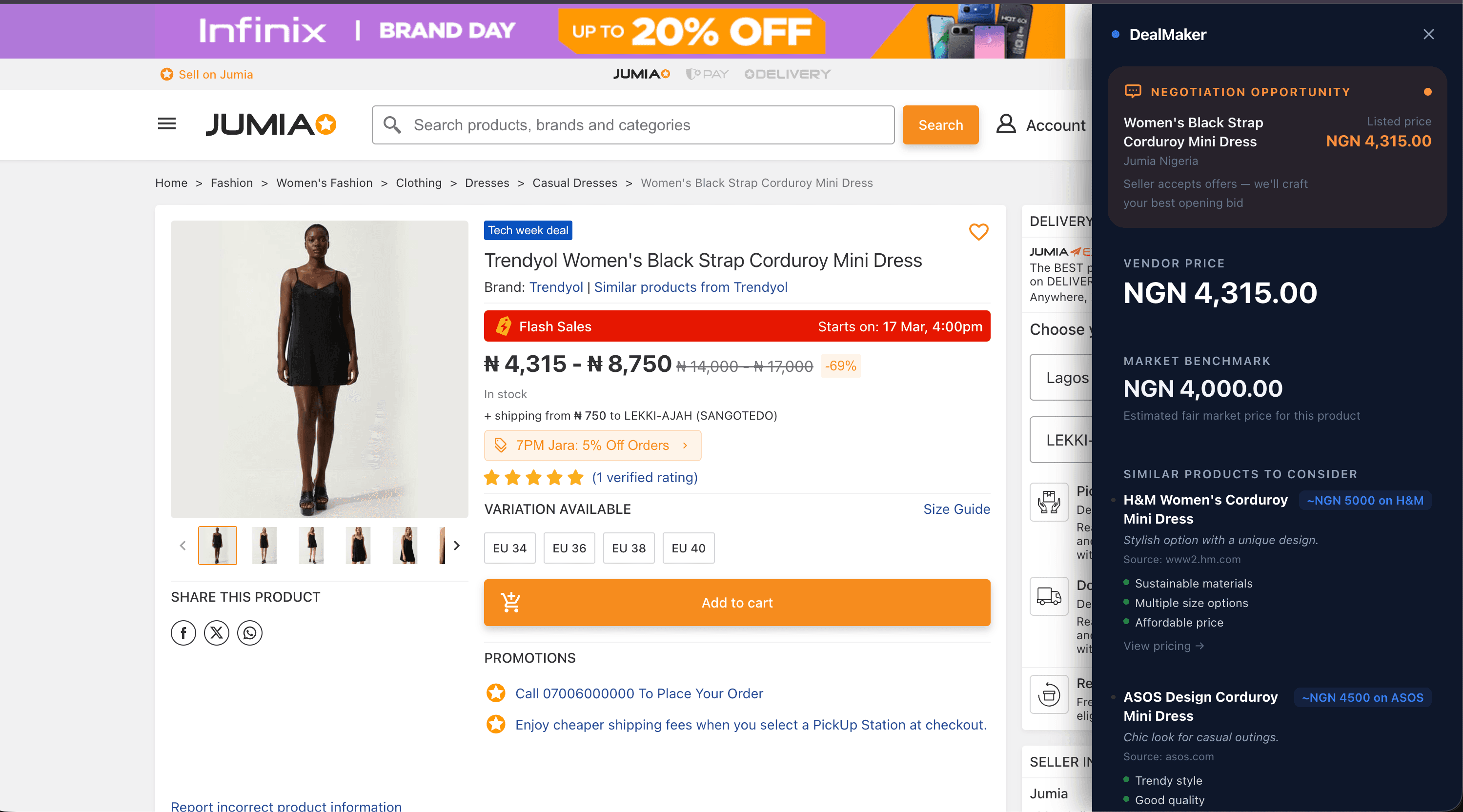 DealMaker Chrome Extension